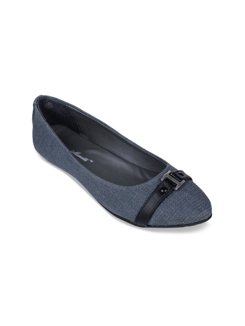 

Bruno Manetti Women Grey Solid Fabric Ballerinas