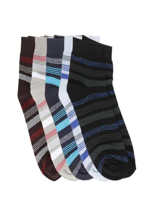 

Dollar Men Pack Of 5 Assorted Ankle-Length Socks