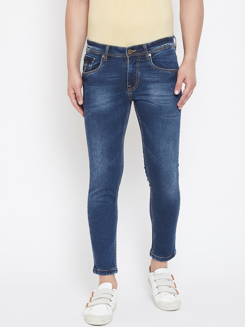 

American Archer Men Blue Skinny Fit Low-Rise Clean Look Stretchable Jeans