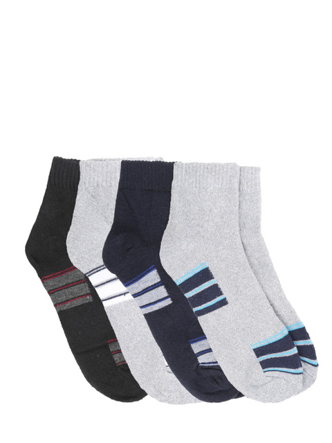 

Dollar Men Pack Of 4 Assorted Ankle-Length Socks
