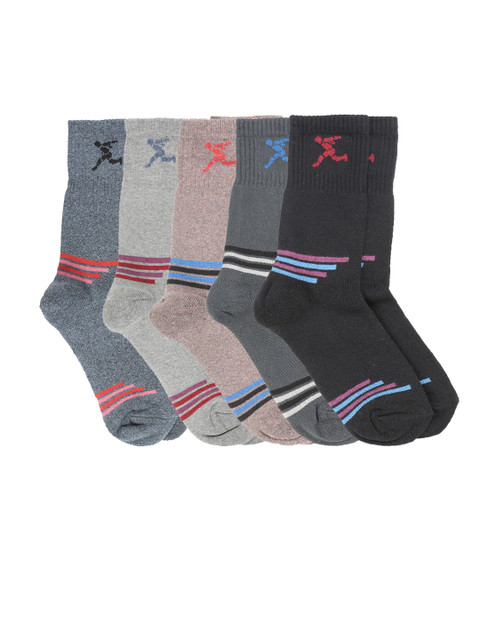 

Dollar Men Pack of 5 Assorted Calf-Length Socks