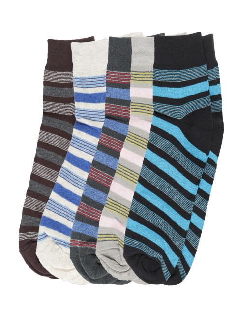 

Dollar Men Pack of 5 Assorted Ankle-Length Socks