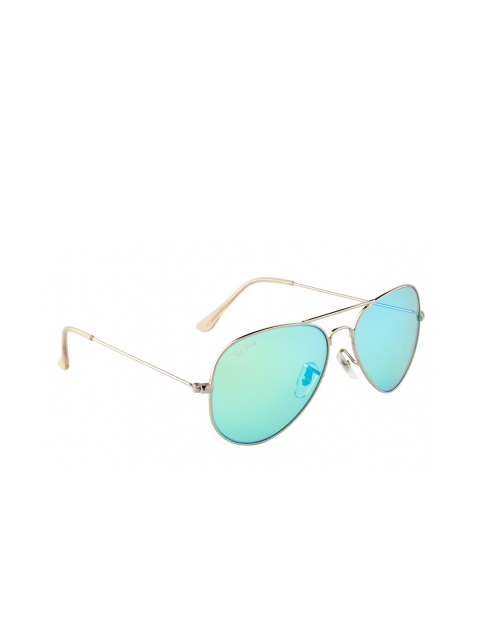 

Ted Smith Unisex Green Aviator Sunglasses TS-NC-AVIMAST_C6, Sea green