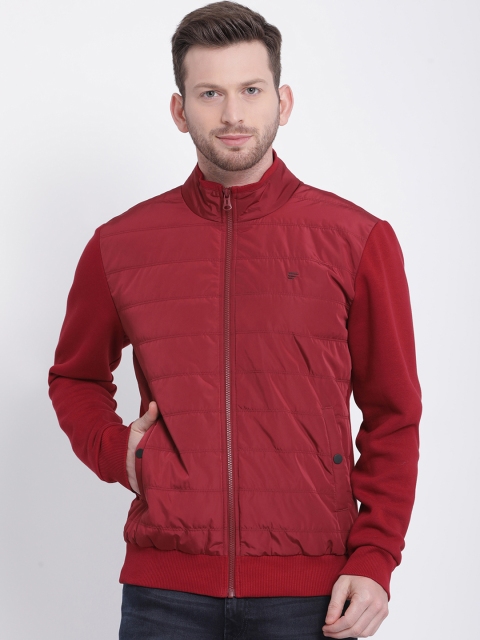 

t-base Men Red Solid Sweatshirt