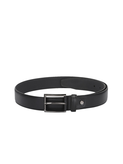 

Calvadoss Men Black Textured Belt