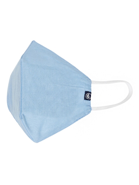 

Devis Unisex Blue Solid 2-Ply Reusable Outdoor Mask
