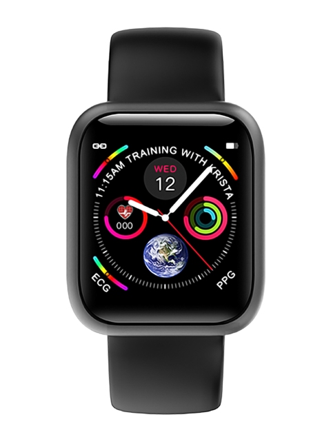 

OPTA Unisex Black SB-196 Bluetooth Fitness Watch SB-196