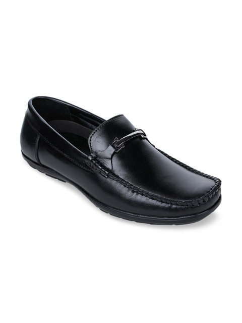 

Bruno Manetti Men Black Formal Leather Loafers