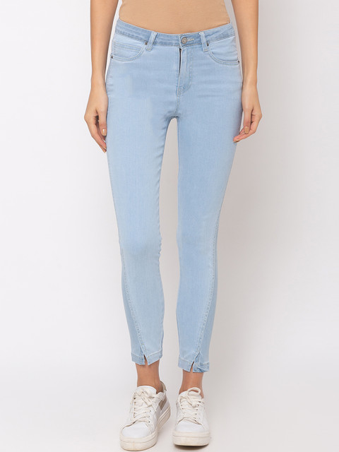 

TARAMA Women Blue Skinny Fit Mid-Rise Clean Look Stretchable Jeans