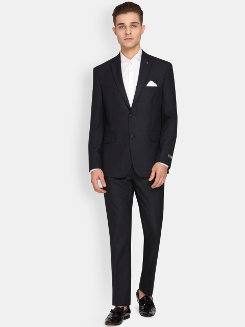 

Theme Men Navy Blue Solid Slim-Fit Single-Breasted Formal Suit