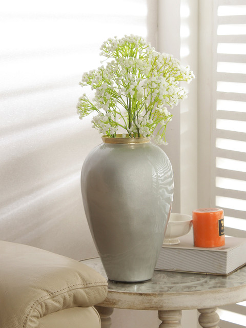 

HomeTown Green Artificial Plant, Grey