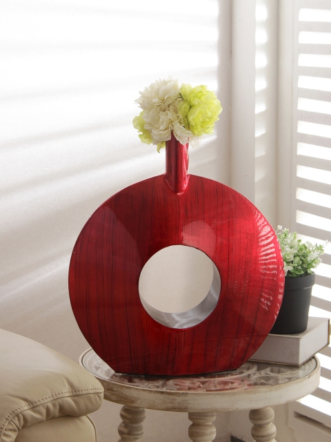 

Living Essence Red & Black Eden Bamboo Vase