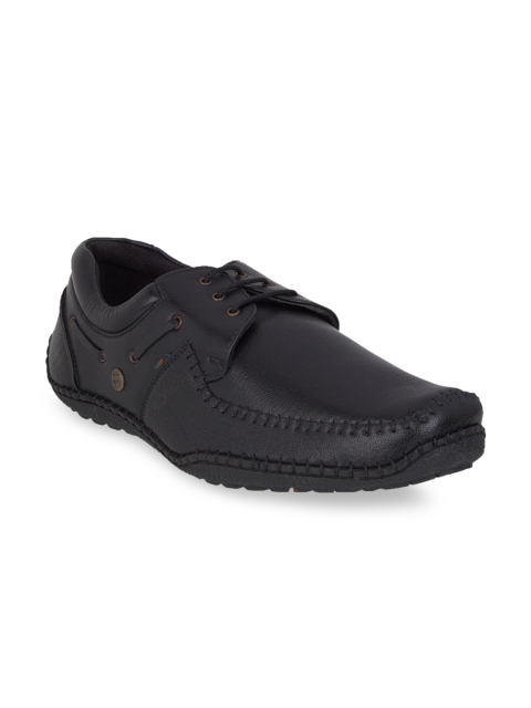 

Buckaroo Men Black Solid Leather Derbys
