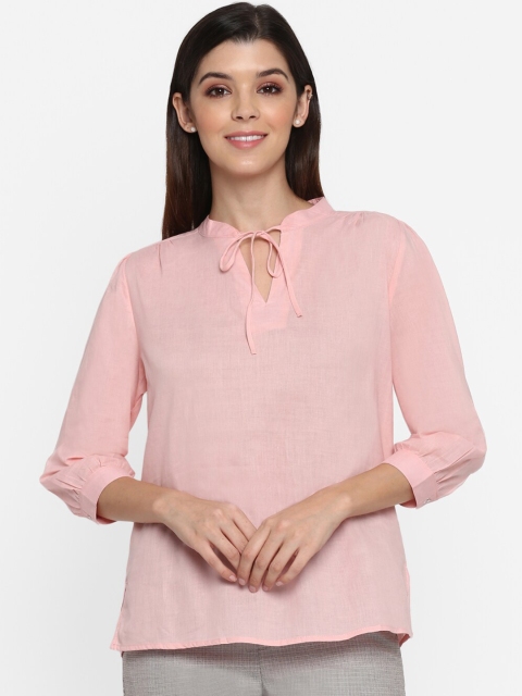 

Mode by Red Tape Women Pink Solid Top