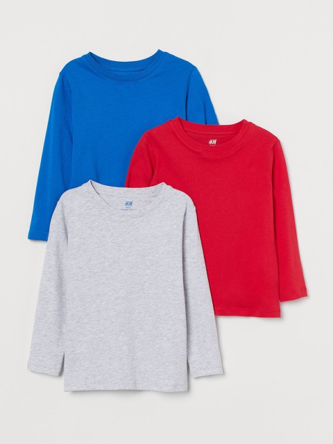 

H&M Boys Multicoloured 3-Pack Jersey T-shirts, Multi