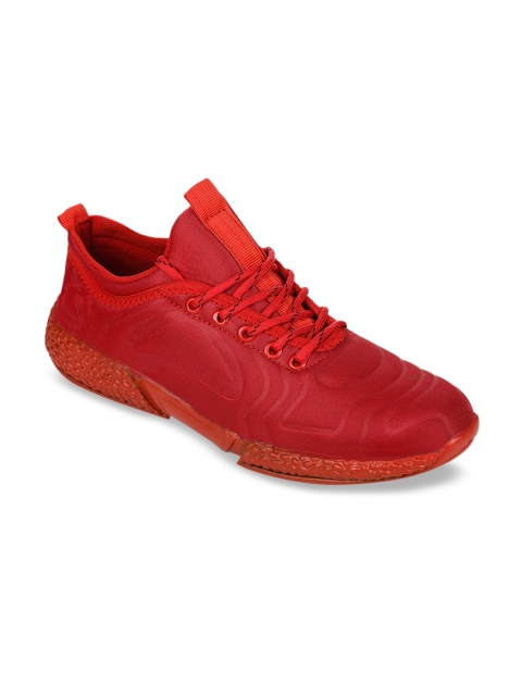 

Bruno Manetti Men Red Solid Sneakers