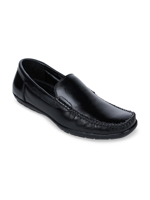 

Bruno Manetti Men Black Formal Leather Loafers