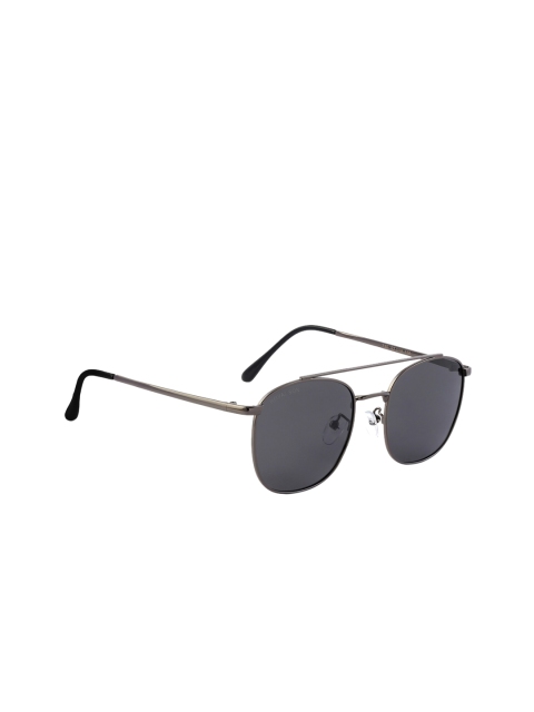

ROYAL SON Unisex Square Sunglasses CHI0045, Black
