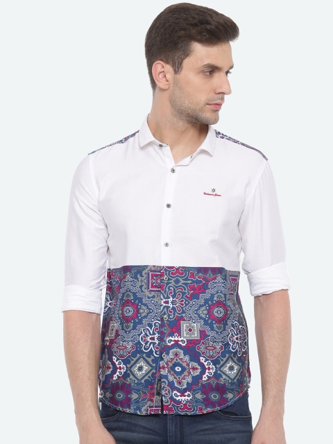 

WITH Men Multicoloured Slim Fit Printed Casual Shirt, Multi