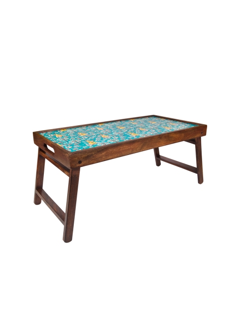 

Chumbak Teal Printed Garden Gala Breakfast Table
