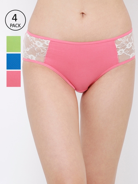 

Heart 2 Heart Women Pack of 4 Assorted Alia Hipster Briefs UW 105ALIA
