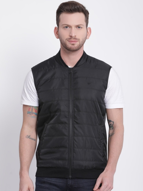 

t-base Men Charcoal Solid Padded Jacket