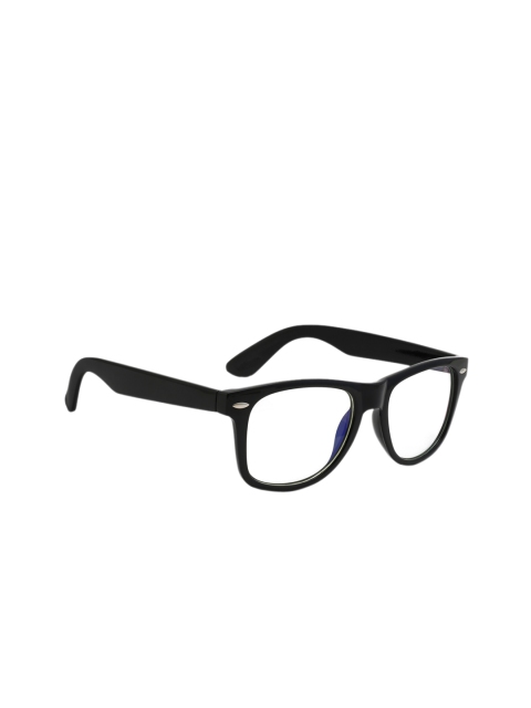 

ROYAL SON Unisex Black Solid Light Block Full Rim Wayfarer Frames