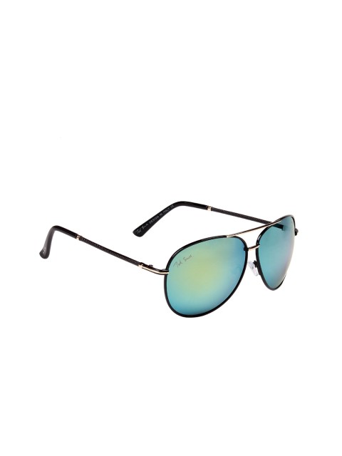 

Ted Smith Unisex Aviator Sunglasses, Green