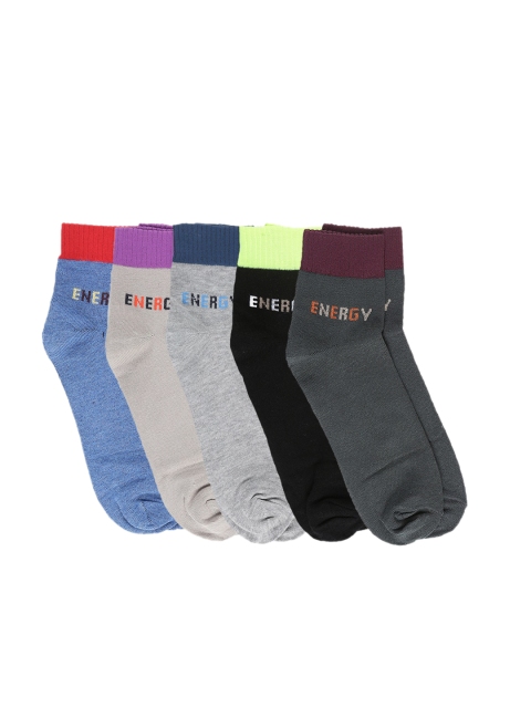 

Dollar Men Pack of 5 Assorted Ankle-Length Socks