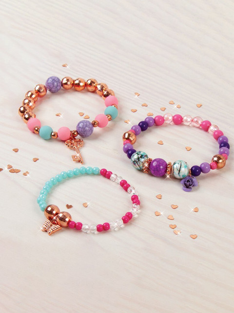 

make it real Kids Multi-Coloured Bedazzled! Charm Bracelets Do It Yourself Kit