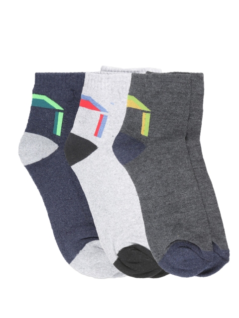 

Dollar Men Pack of 3 Assorted Ankle-Length Socks