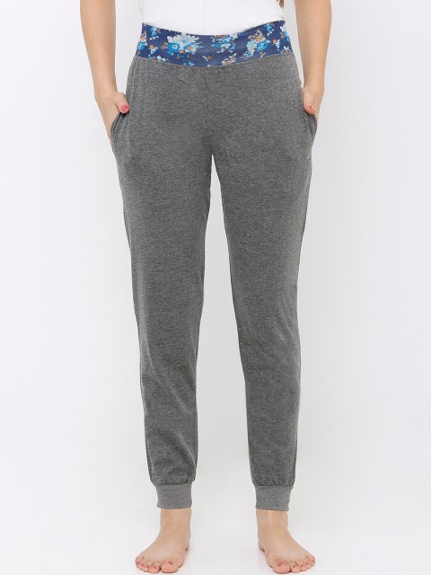 

Heart 2 Heart Women Grey Solid Lounge Pants