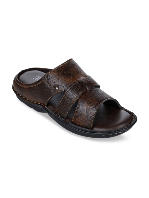 

Bruno Manetti Men Coffee Brown Comfort Sandals