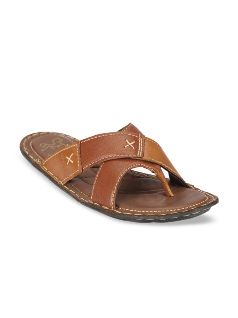 

ATTILIO by Ruosh Men Tan Brown Comfort Sandals
