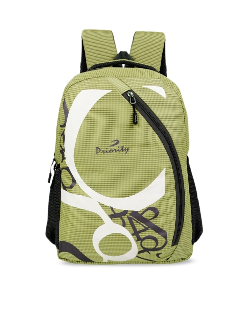 

Priority Unisex Green Graphic Backpack