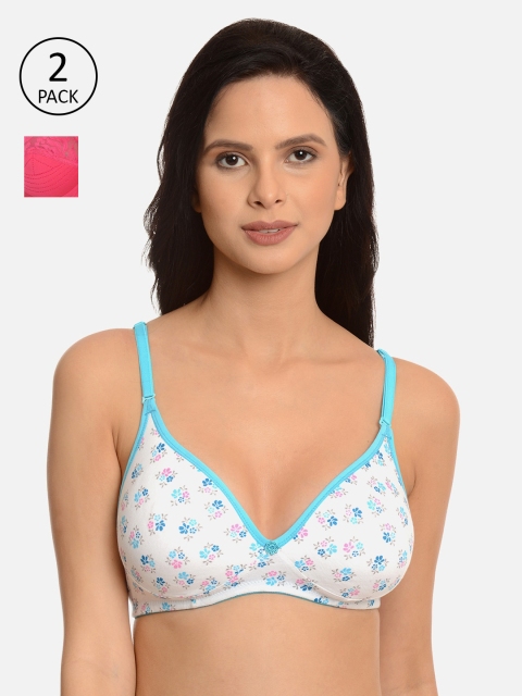 

mod & shy Pack Of 2 Assorted Non-Wired Non Padded Minimizer Bras MS0892