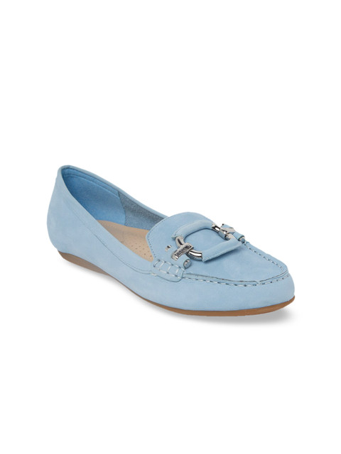 

ALDO Women Blue Leather Loafers