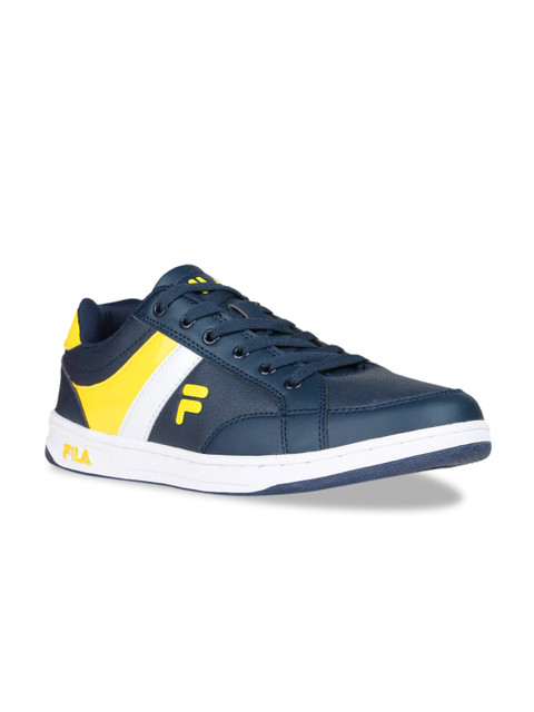 

FILA Men Navy Blue Colourblocked Sneakers