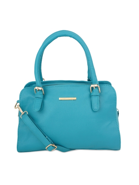

Lapis O Lupo Turquoise Blue Solid Handheld Bag