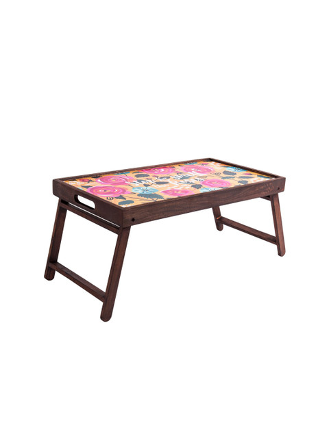 

Chumbak Yellow & Pink Printed Rose Garden Breakfast Table