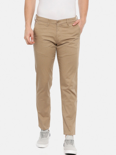 

Classic Polo Men Brown Slim Fit Solid Regular Trousers