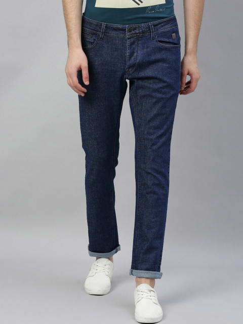 

RARE RABBIT Men Blue Slim Fit Mid-Rise Clean Look Jeans