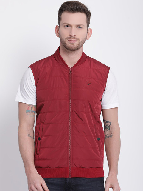 

t-base Men Red Solid Sweatshirt