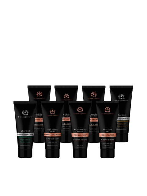 

THE MAN COMPANY Men Miniatures Travel Kit, Black