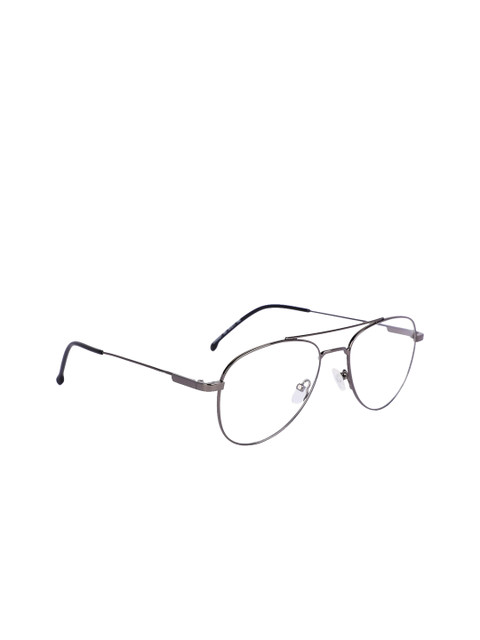 

MARC LOUIS Unisex Grey Solid Full Rim Aviator Frames