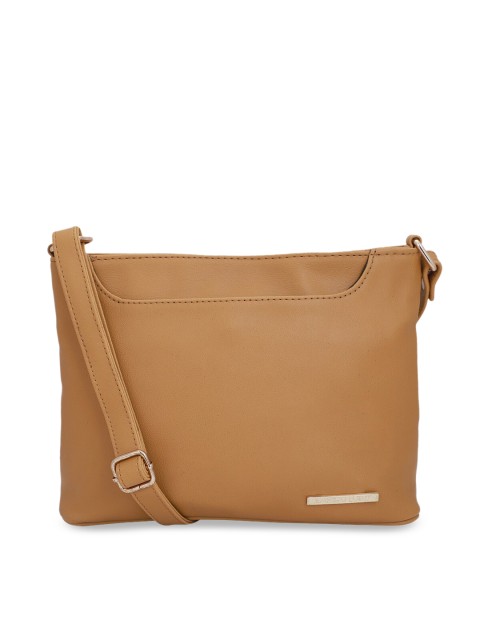 

Lapis O Lupo Mustard Brown Solid Sling Bag