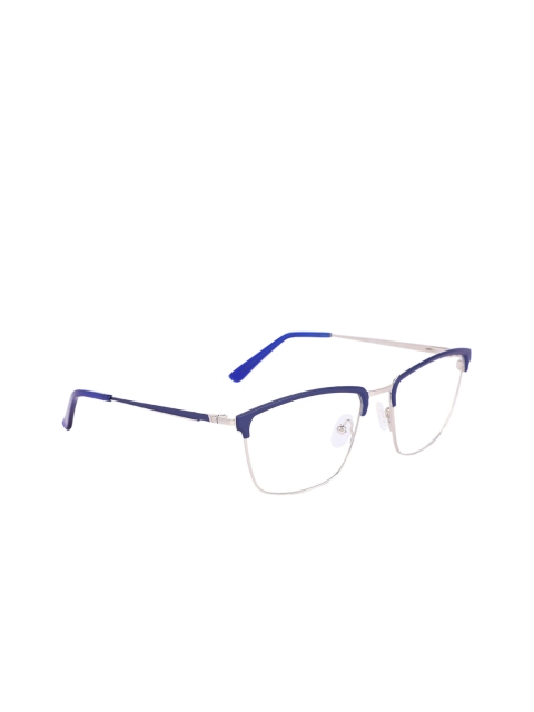 

MARC LOUIS Unisex Transparent Solid Half Rim Rectangle Frames 1855 C01 54 FR