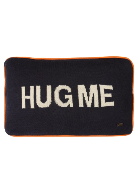 

Pluchi Beige & Navy Blue Single Abstract Rectangle Cushion Cover