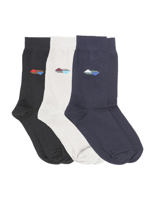 

Dollar Men Pack of 3 Assorted Calf-Length Socks, Multi