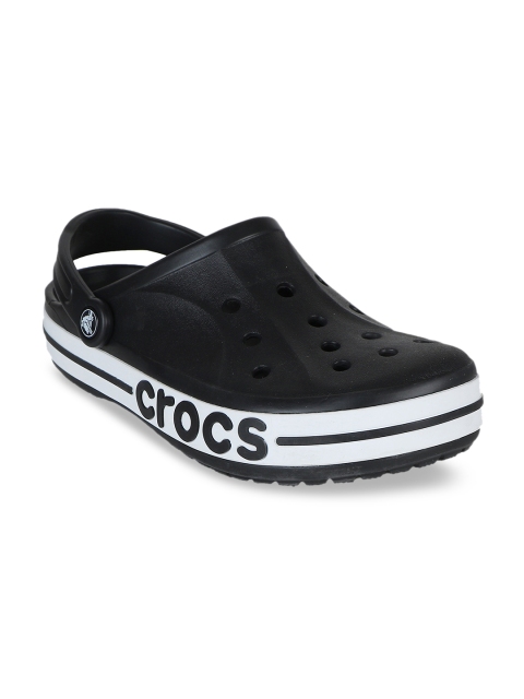 

Crocs Unisex Black & White Solid Clogs
